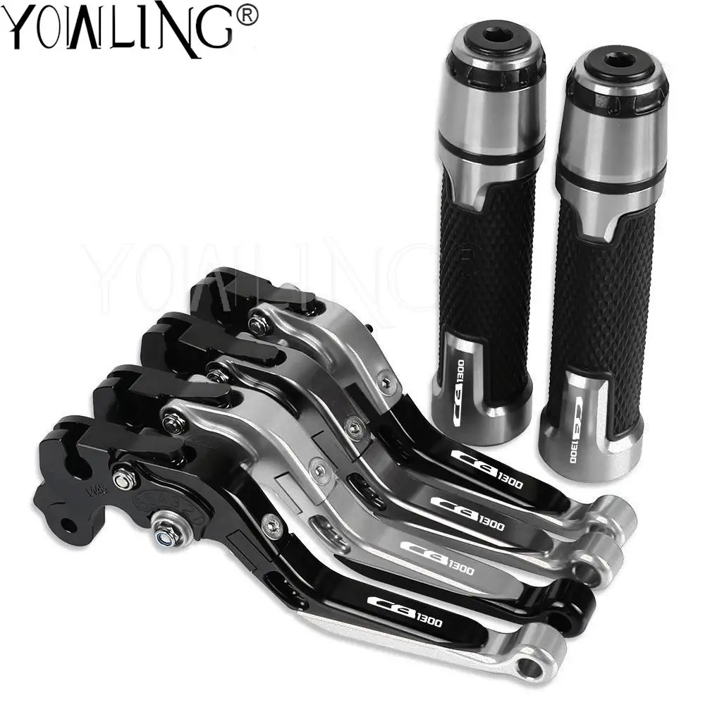 

CB1300 Motorcycle Brake Clutch Levers Handlebar knobs Handle Hand Grip Ends FOR HONDA CB 1300 2003 2004 2005 2006 2007 2008-2010