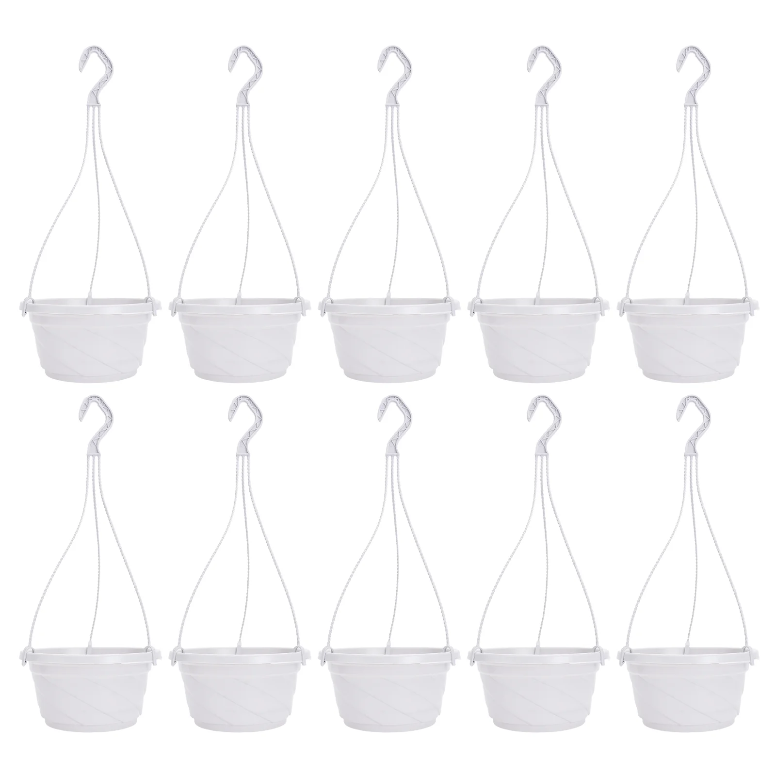 

10 комплектов комнатный держатель, гидропонный цветочный горшок, плантатор для балкона, подвесной цветочный горшок