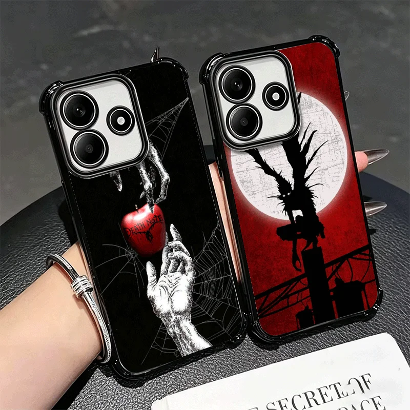 Фото Чехол для телефона N-Notes D-Deaths Anime Ryuk с покрытием для Xiaomi Redmi Note 14 15 Pro Plus 13 12 12S 11S 10S 11T 10 9S, противоударный №1