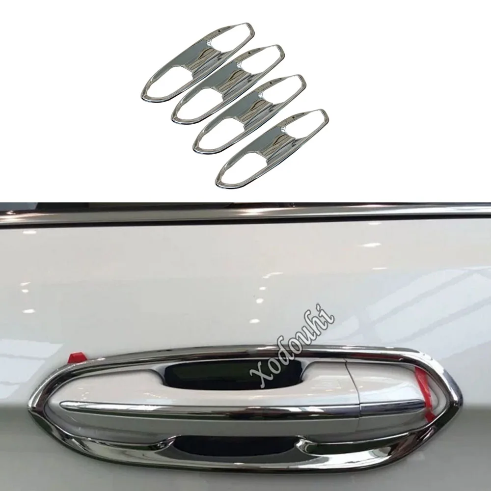 

Для Ford EDGE 2015 2016 2017 2018 2019 автомобильный Стайлинг крышка отделка подлокотника ABS Хромированная внешняя чаша палочки рамка лампы поручни 8 шт.