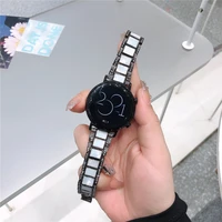 suitable for samsung 20mm for huawei gt3 pro strap gt2 4243mm elegant fashion metal diamond creative personality for woman
