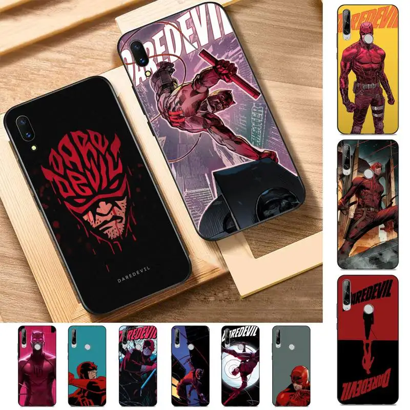 

Marvel Avengers Daredevil Phone Case for Huawei Y 6 9 7 5 8s prime 2019 2018 enjoy 7 plus