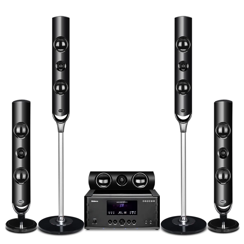 

5.1Home Theater System Speaker Bluetooth Music 360 Degree Stereo Surround Speaker Set Subwoofer Living Room Audio Sound Box