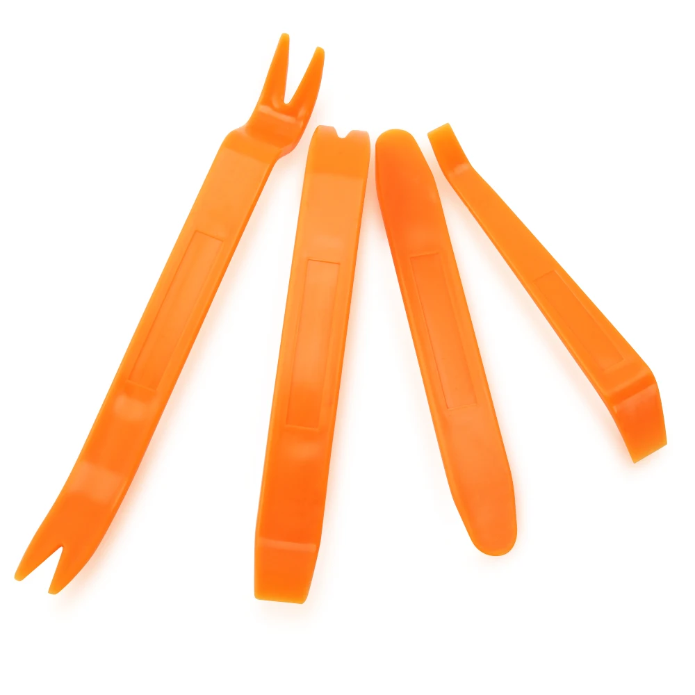 Автомобильный радиоприемник дверной зажим отделка салона для Kia Rio K2 Soul Mazda 3 6 Skoda