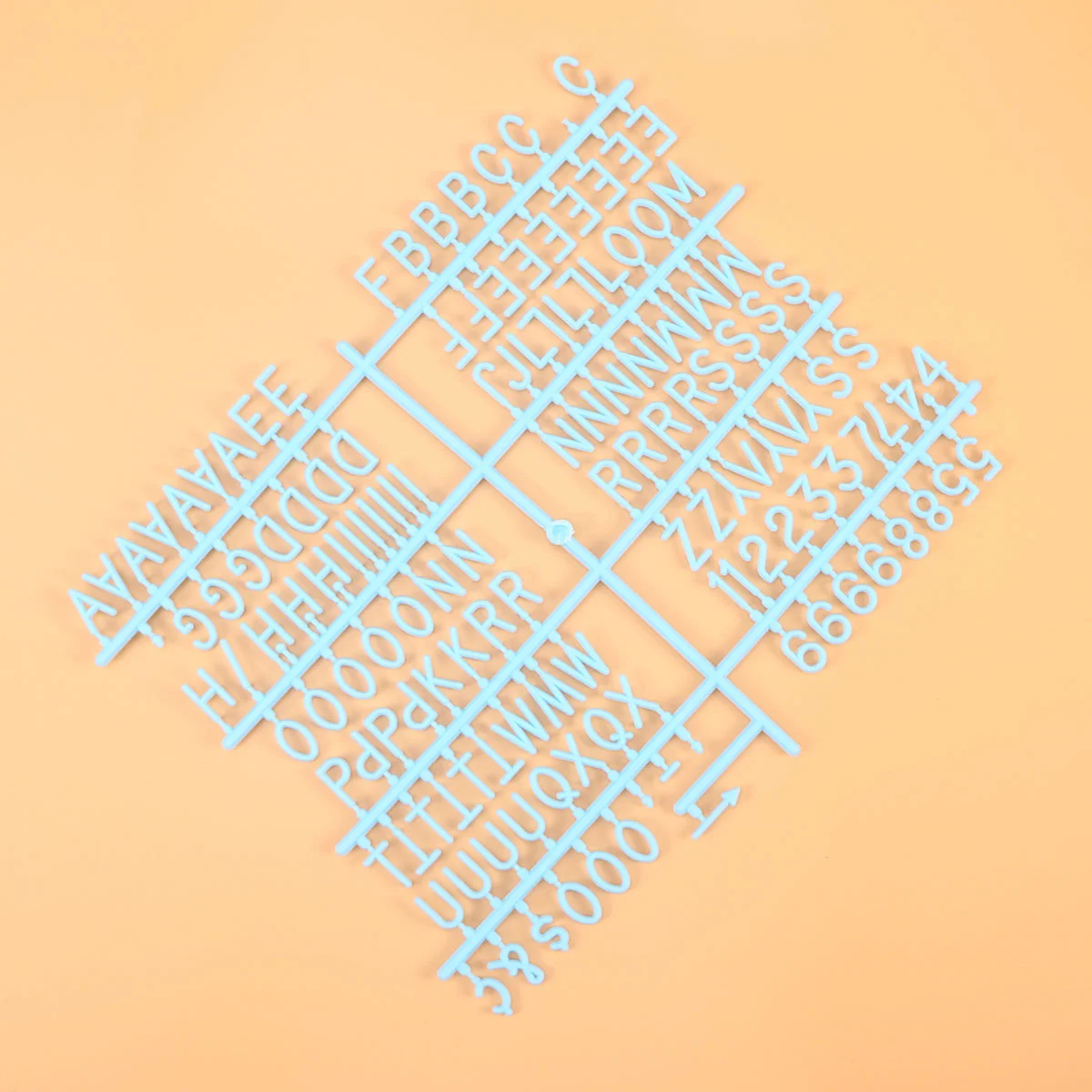 

580pcs English Letter Digital Symbol Board Set Simple Plastic Message Board for Home Store Bar (White, Pink, Sky Blue, Black,