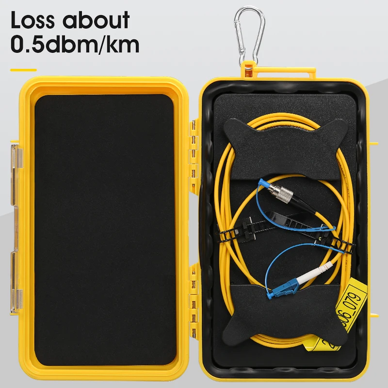 OTDR Optical Fiber Tester FC/UPC-LC/UPC Test Extension Cable Fiber Optic Jumper Box 500M 1000M 2000M