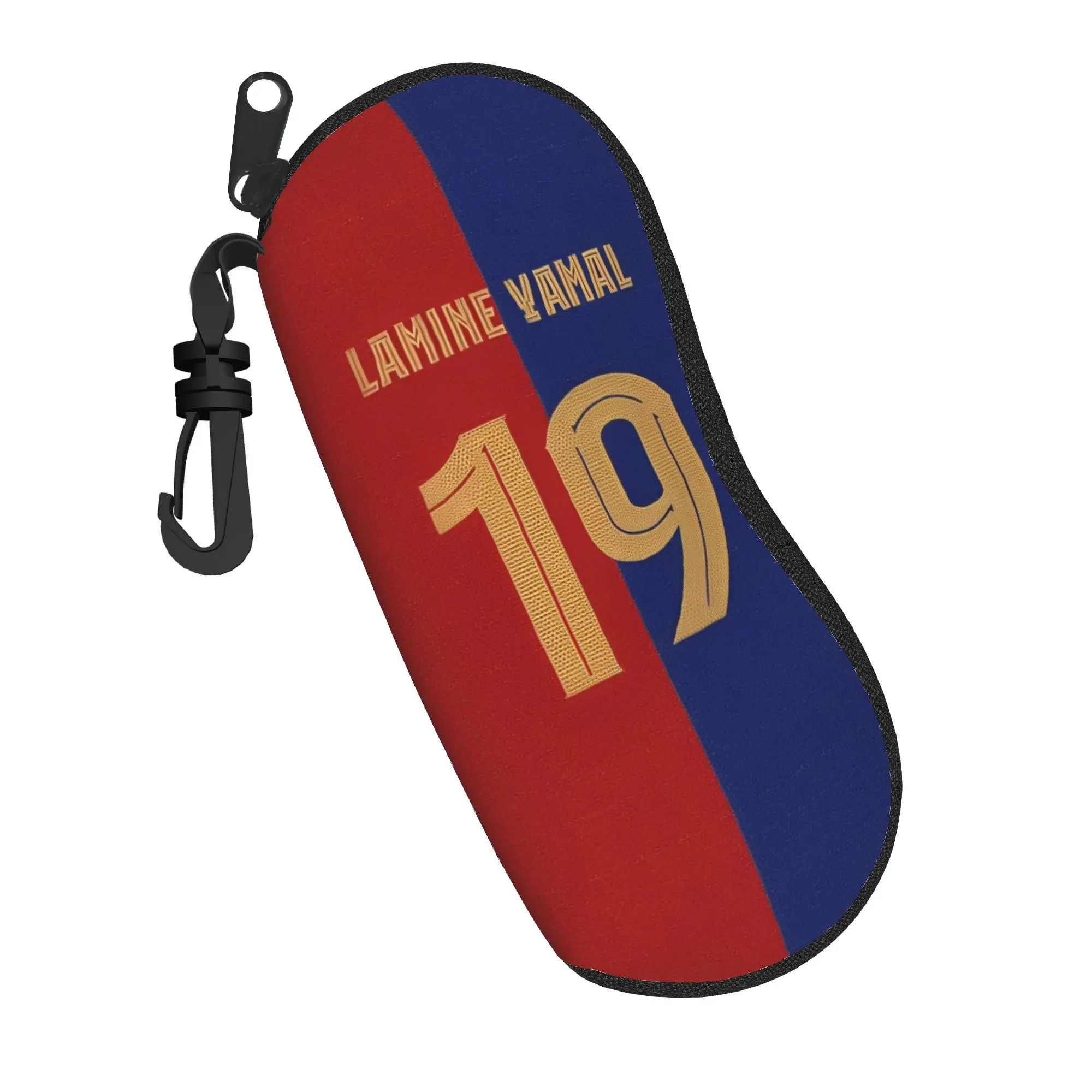 Фото Чехол для очков Number 19 Football Lamine Y-Yamal, унисекс, с защитой от падения, на молнии, коробка для хранения очков, маленькая коробка для очков №2