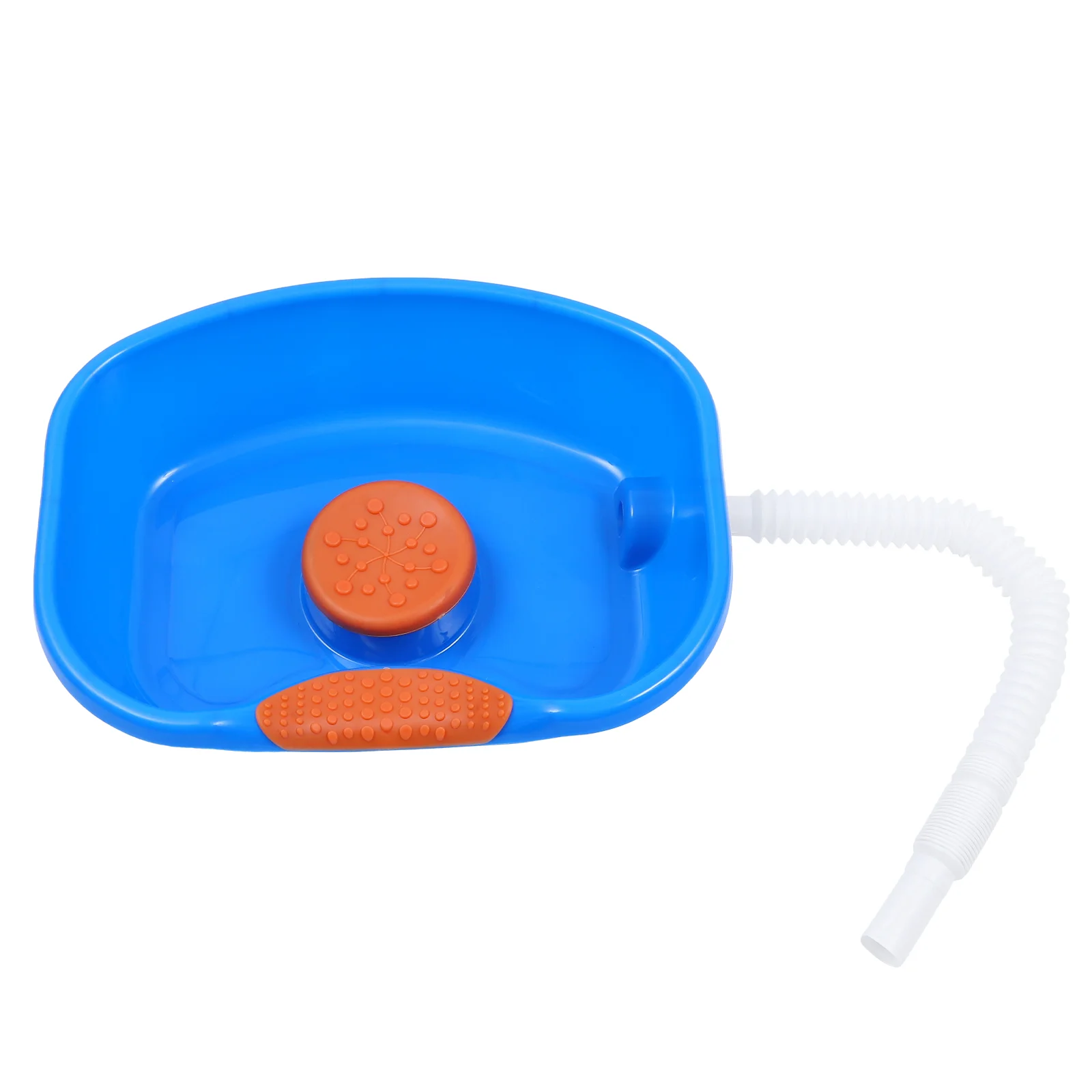 

1pc Hairdressing Shampoo Tray Wash Hair Sink Backwash Basin (Blue Orange)