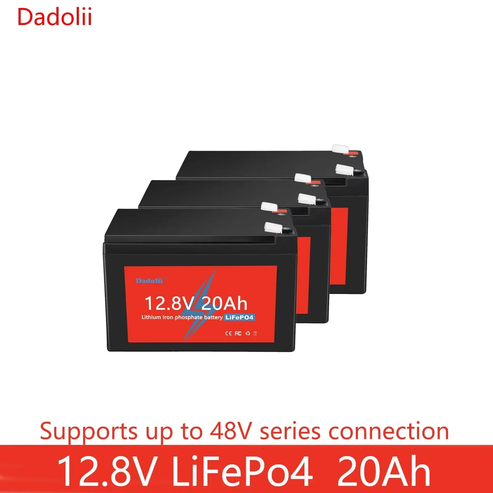 Фото Новый аккумулятор LiFePo4 12 В, 20 Ач, литий-железо-фосфатный аккумулятор 12 В, 24 В, LiFePo4 для детских скутеров, лодочного двигателя, без налога №5