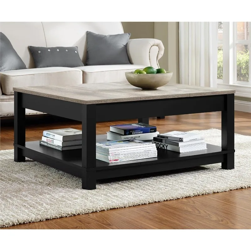 

Домашний кофейный столик Ameriwood Carver, черный, 5047196PCOM