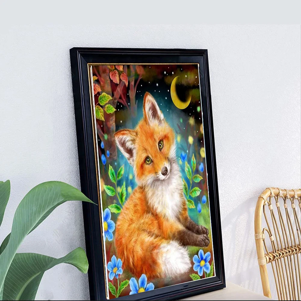 Набор для алмазной живописи взрослых 5D полное сверление круглые алмазные