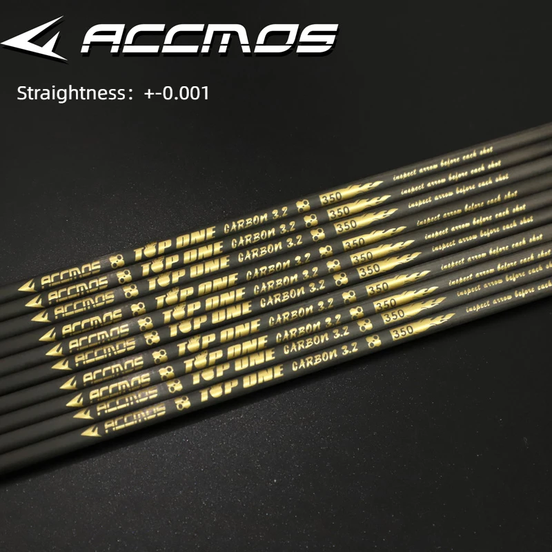 

ID3.2mm Straightness +-0.001 Spine 350 400 450 500 550 600 650 700 750 800 850 900 1000 Pure Carbon Arrow Shaft for Archery Bows