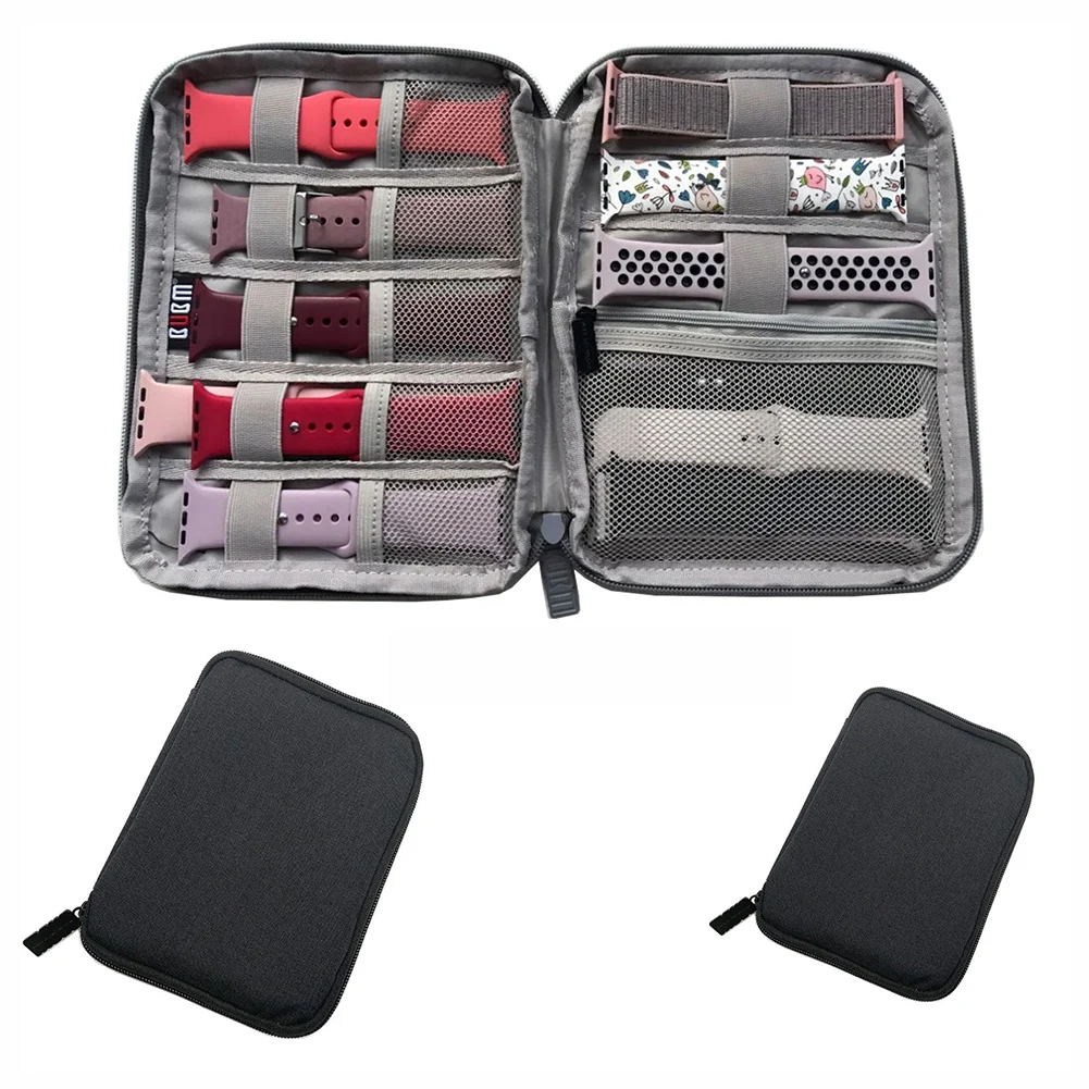 

Органайзер для часов, прочный многофункциональный портативный дорожный Чехол для Apple Watch, ремешок, ремешок, чехол для переноски, ремешок для часов, коробка для хранения часов, сумки