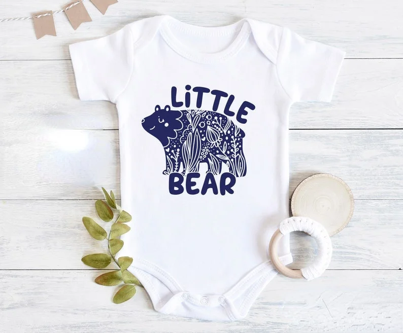 

Little Bear Baby Cute Fall Boutique Outfits Baby Girl Bear Baby Jumpsuit Camping Baby Bodysuit Adventure Baby Girl Stuff