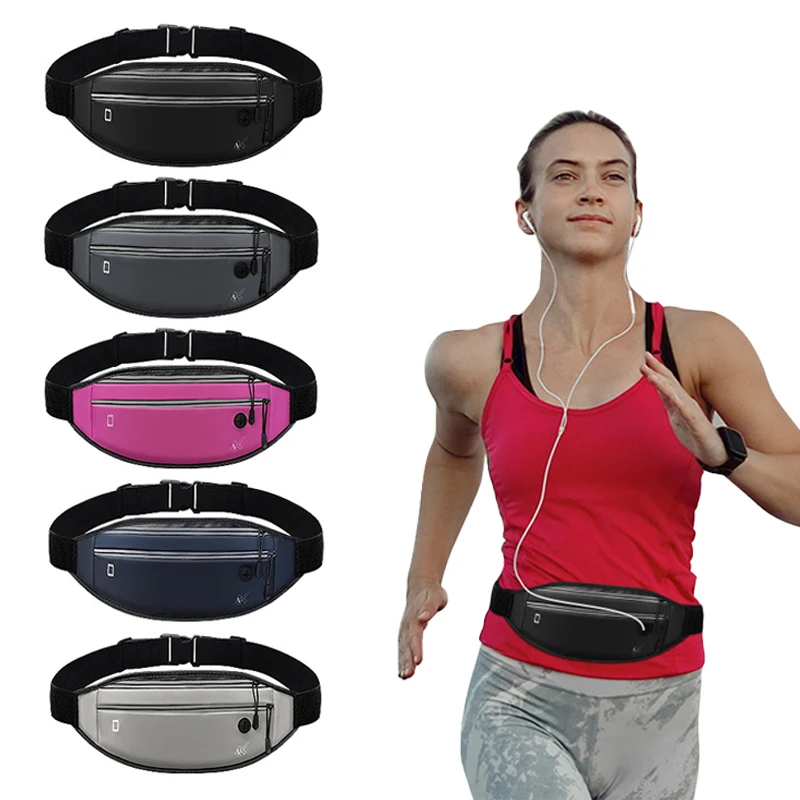 Waist Belt Running Bags Women Sports Fitness Waterproof for Money Card Phone Holder Men Jogging Accessories Bike Pouch Pack