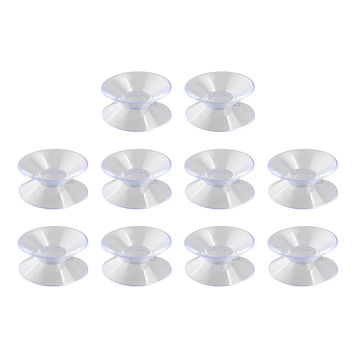 

Suction Cups Cup Glass Sucker Double Pads Sided Hookstable30Mm Clear Window Hanger Duty Heavyspacers Hook Side Dual Pad Anti