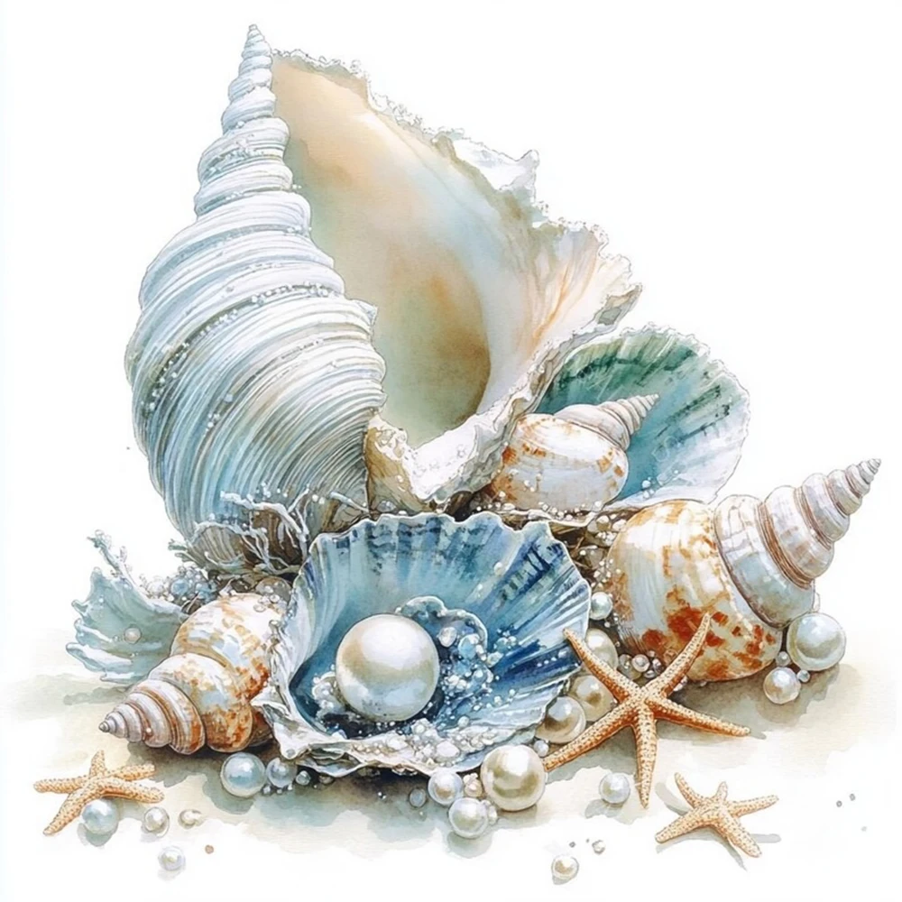 

Морские ракушки наклейки для стен