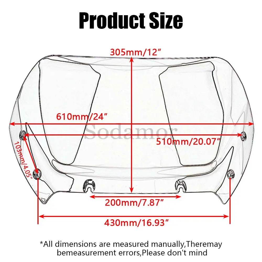 Детали для мотоциклов Обтекатели лобового стекла ветровое стекло дефлекторы Harley