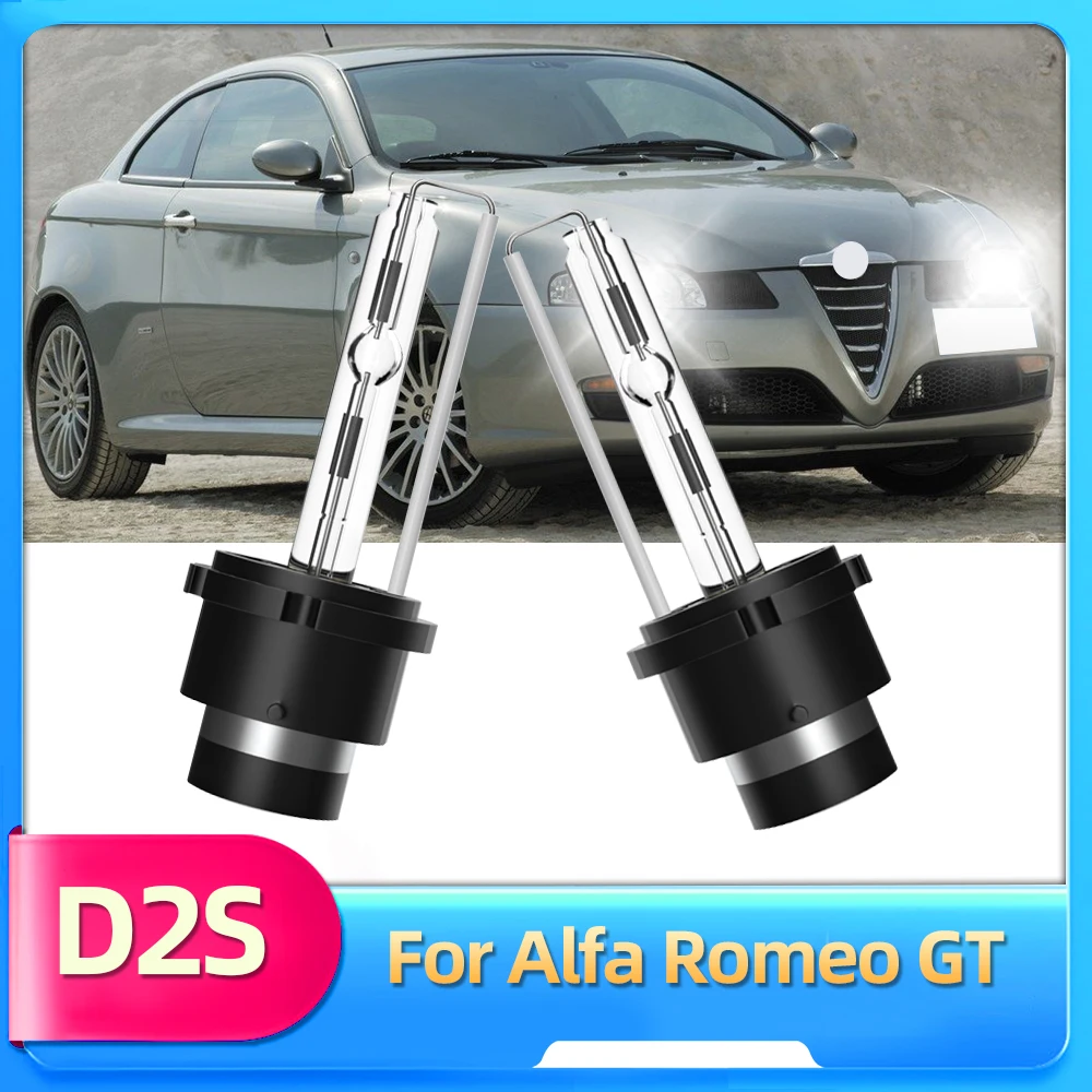 

Roadsun 2 шт. ксеноновые HID фары комплект 35 Вт D2S 6000 К лампы для Alfa Romeo GT Coupe транспортных средств белый налобный фонарь 12 В постоянного тока Замена