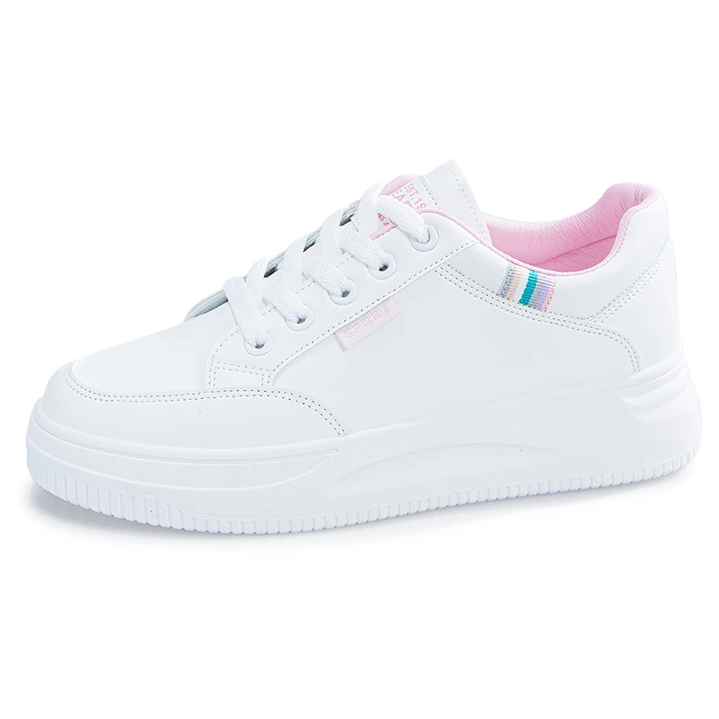 

Women's Sneakers Skateboarding Shoes Pu Adult Anti-slippery Hard-wearing Concrete Floor Classics White Flat Leisure Sport 2022