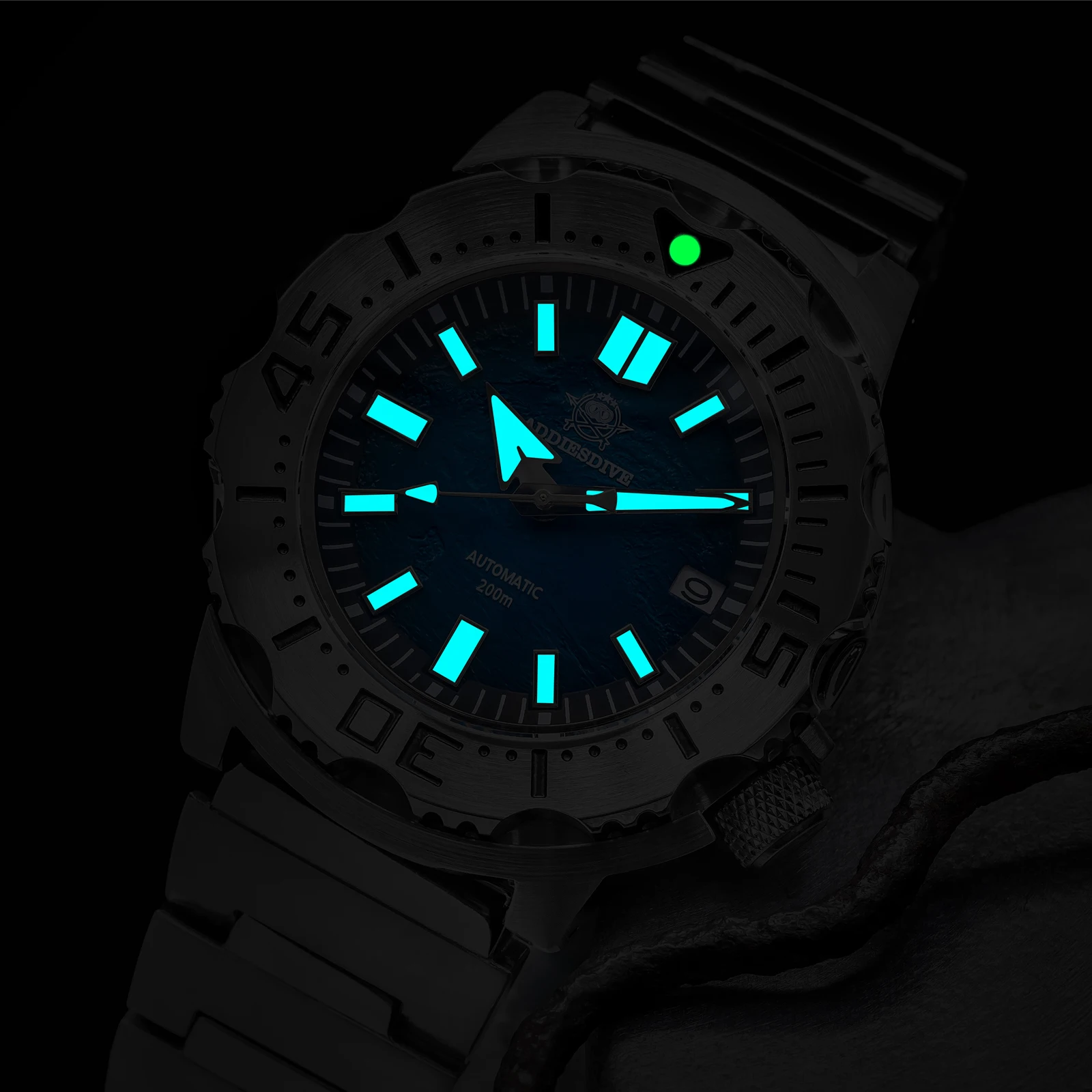 ADDIESDIVE AD2047 мужские автоматические часы из нержавеющей стали