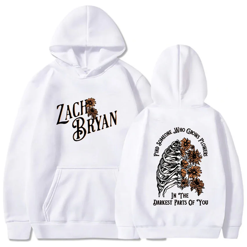 

Zach Bryann Letter Double Sided Printing Hoodies Vintage Pattern Sweatshirts Men Fashion Aesthetic Clothing Autumn Pullovers