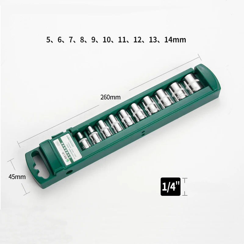 

Набор торцевых головок MING YU хромованадиевая сталь 1/4 3/8 1/2