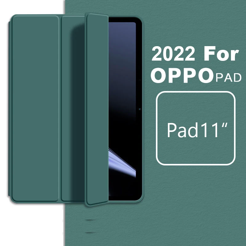 

2022 New Case For OPPO Pad Case Soft Silicone Cover for oppo pad 11 inch Holster with Smart Sleep Wake Funda Capa