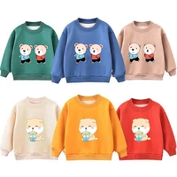 kids sweatshirt blouse boys tops baby girl clothes children clothing child long sleeve pullovers knitted plus fleece sweater1 8y