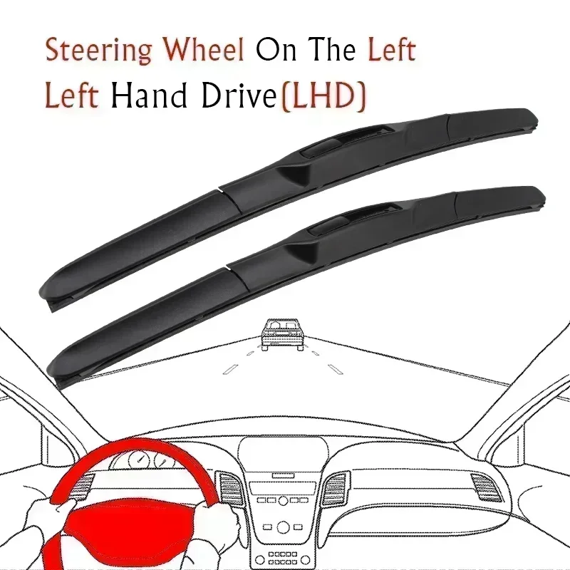 

Автомобильные стеклоочистители RHD и LHD передние щетки стеклоочистителя 26 "+ 22" для Lexus RX330 2004-2006 Fit U Hook Arm лобовое стекло переднее окно