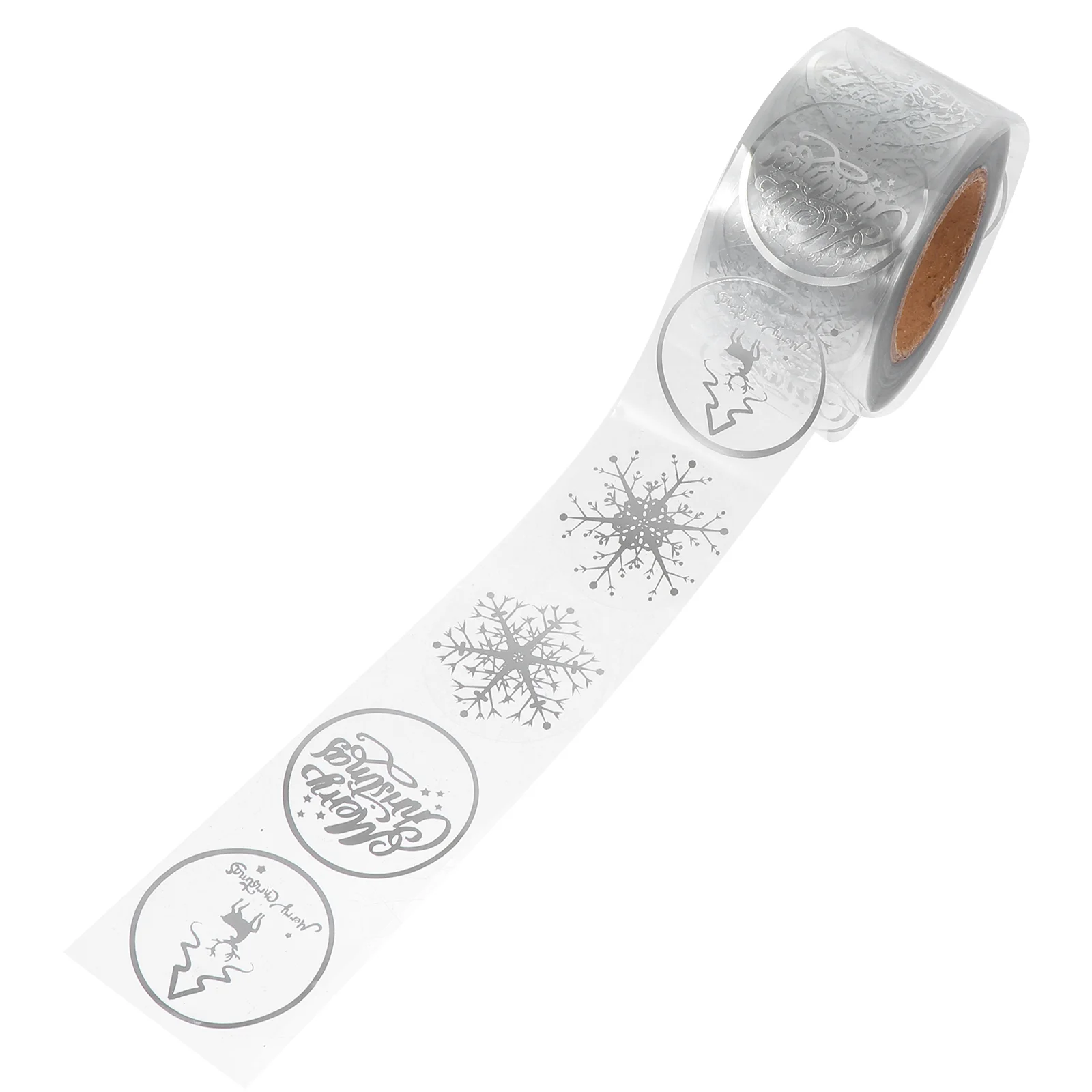 

Christmas Stickers Stickerdecals Tag Label Envelope Seal Round Gift Merry Name Baking Winter Diy Festival Holiday Decorative
