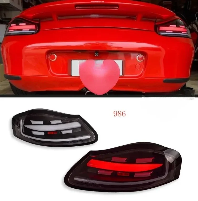 Фото Автомобильные фонари для Boxster 986: задние фонари 1997-2004, светодиодные проекционные задние фонари, дневные ходовые огни, автомобильные аксессуары №2