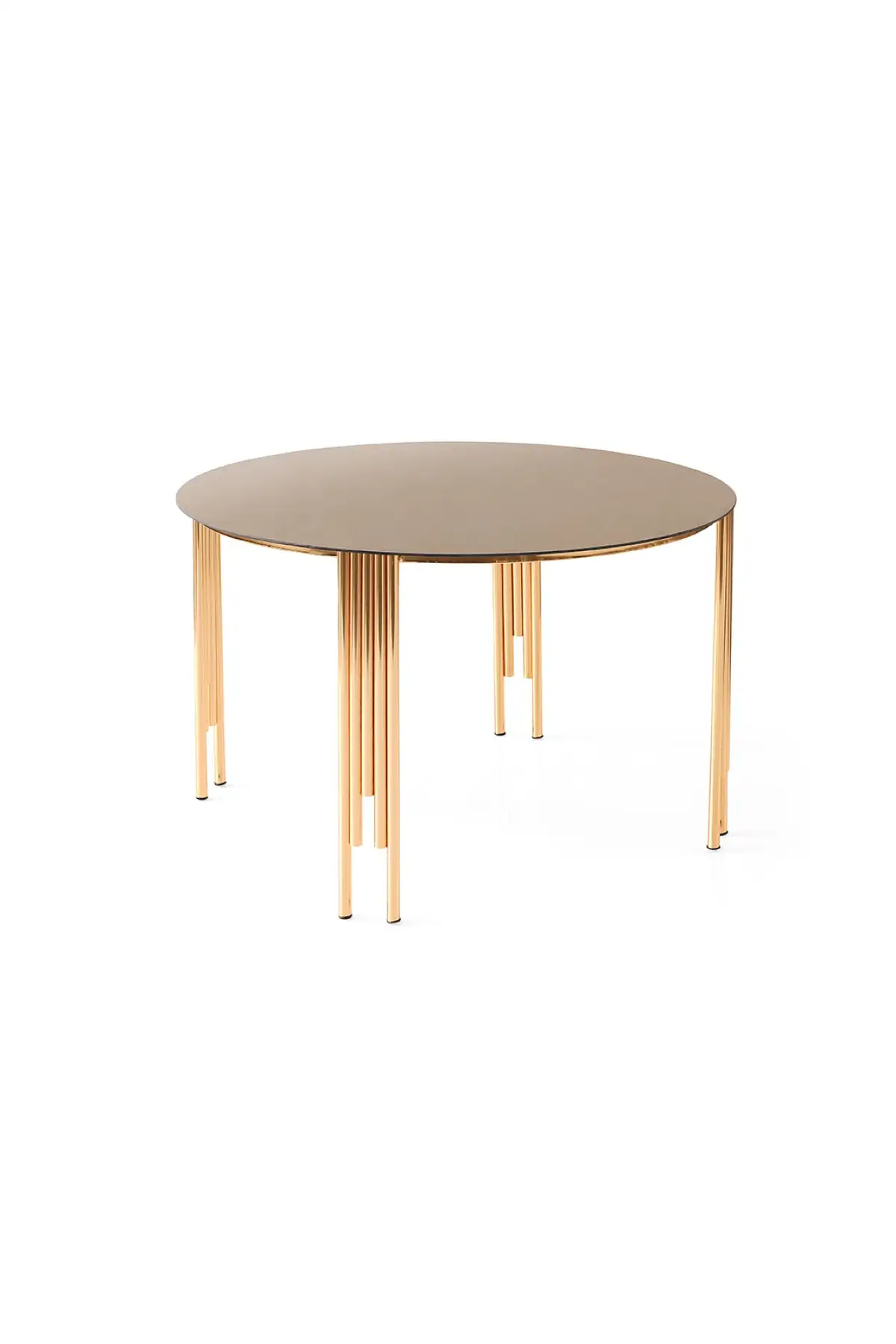 

Modern Florence Medium coffee table Gold Plated Bronze Glass coffee tables table basse furniture living room table