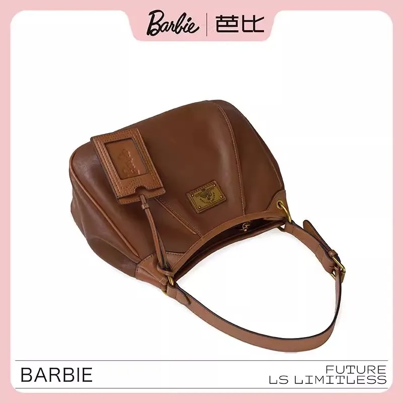 2024 Mattel Barbie New Tote Bag Handheld Large Single Shoulder Crossbody Capacity Casual Women'S Girls Gift