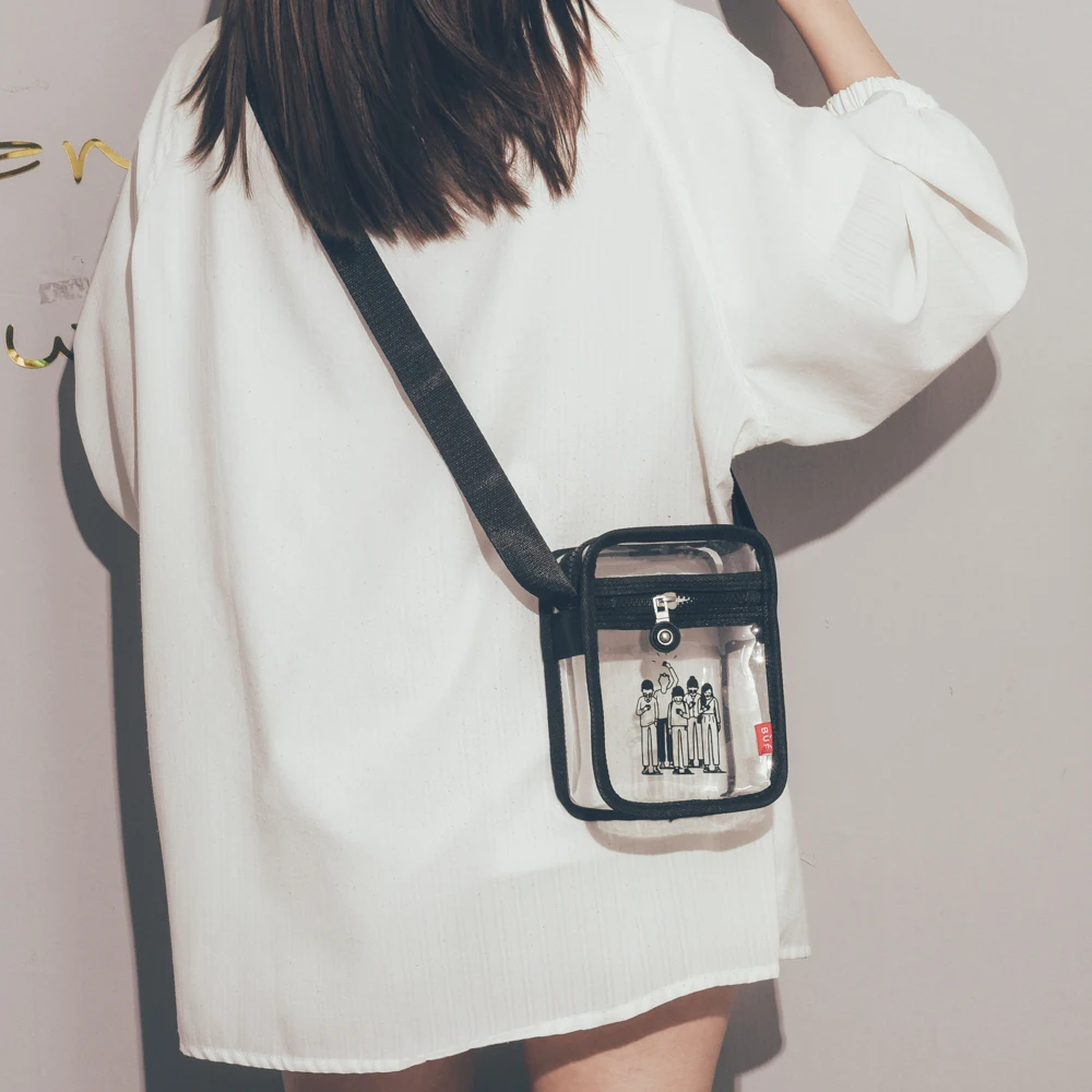 

Модные милые женские сумки на плечо в стиле Харадзюку, дизайнерские дамские сумочки через плечо в стиле INS, прозрачные желейные чемоданчики