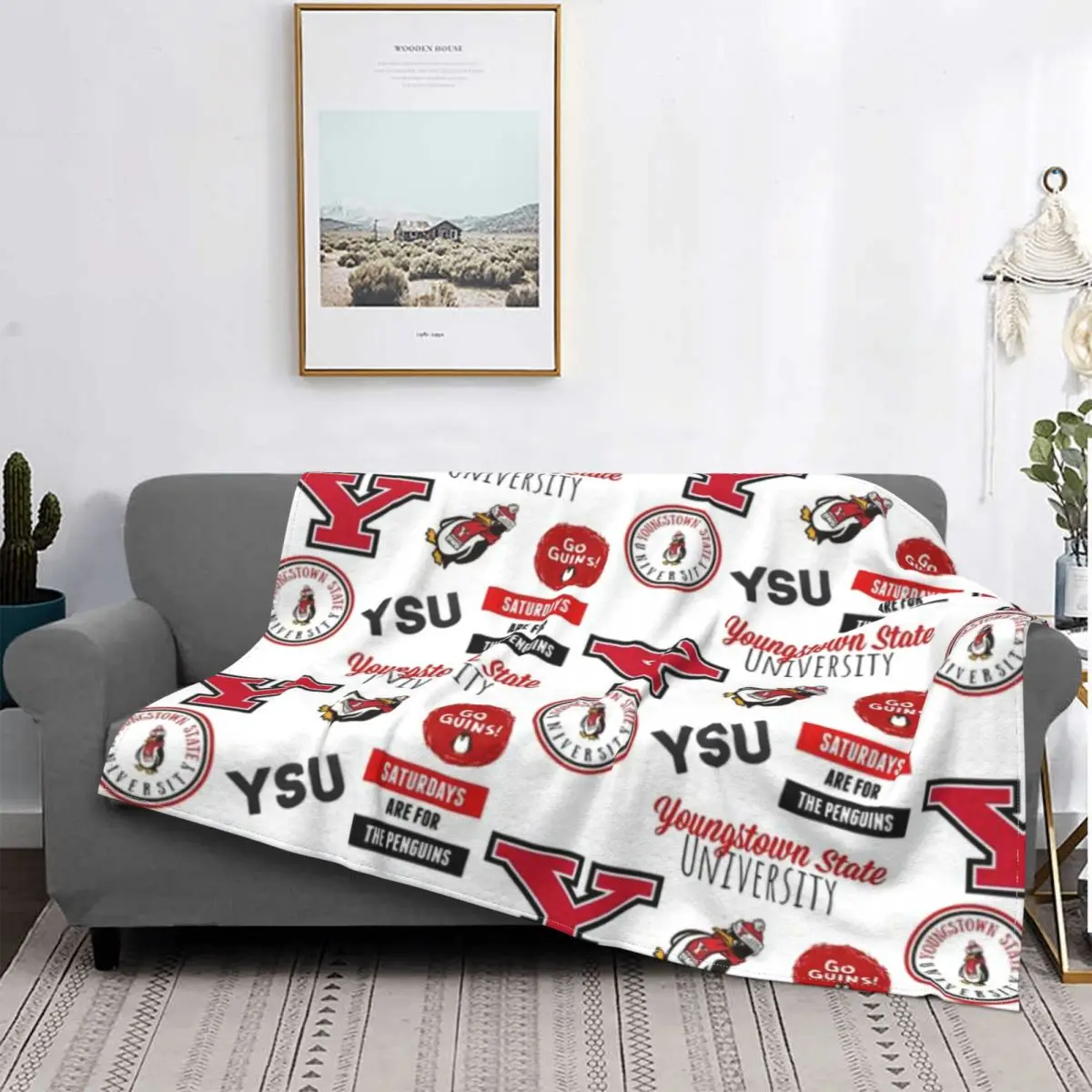 Ультрамягкое Флисовое одеяло YSU STICKER PACK