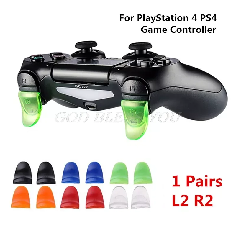 

1 Pairs L2 R2 Buttons Trigger Extenders Gamepad Pad For PlayStation 4 PS4 Game Controller Accessories Drop Shipping