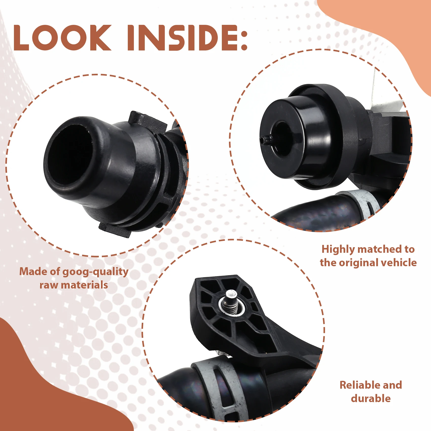 A 2742002451 Шланг охлаждающей жидкости водяного насоса двигателя автомобиля для