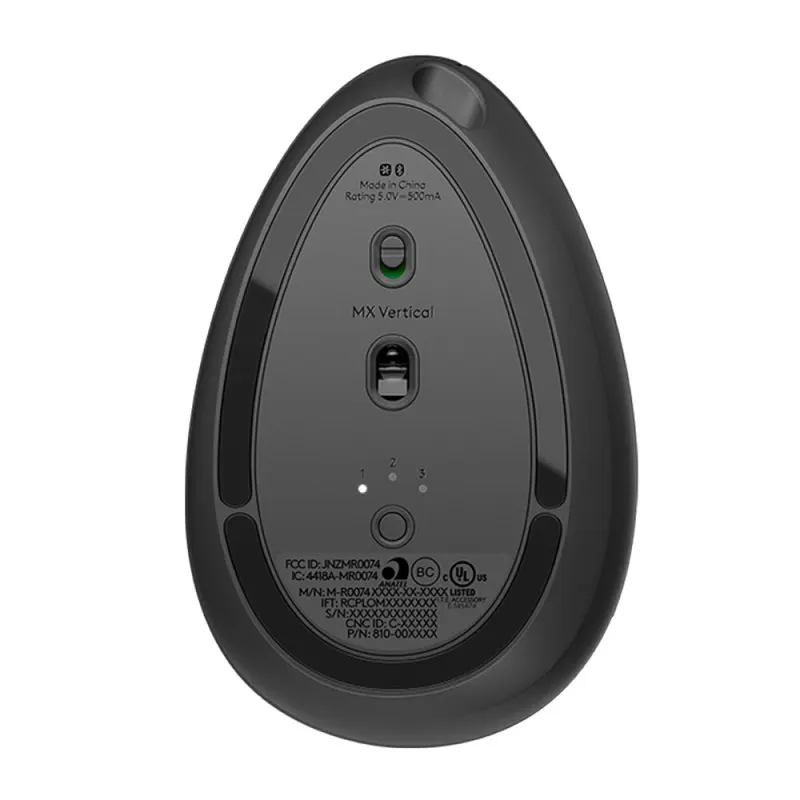 Logitech MX vertical original  mouse, ergonomic Bluetooth wireless mouse, multi-functional USB nano 2.4GHz office images - 6