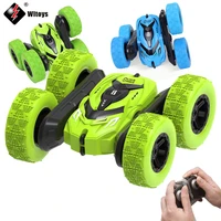 double sided rc stunt cars 360 degree flips rotating 4wd vehicle for kids
