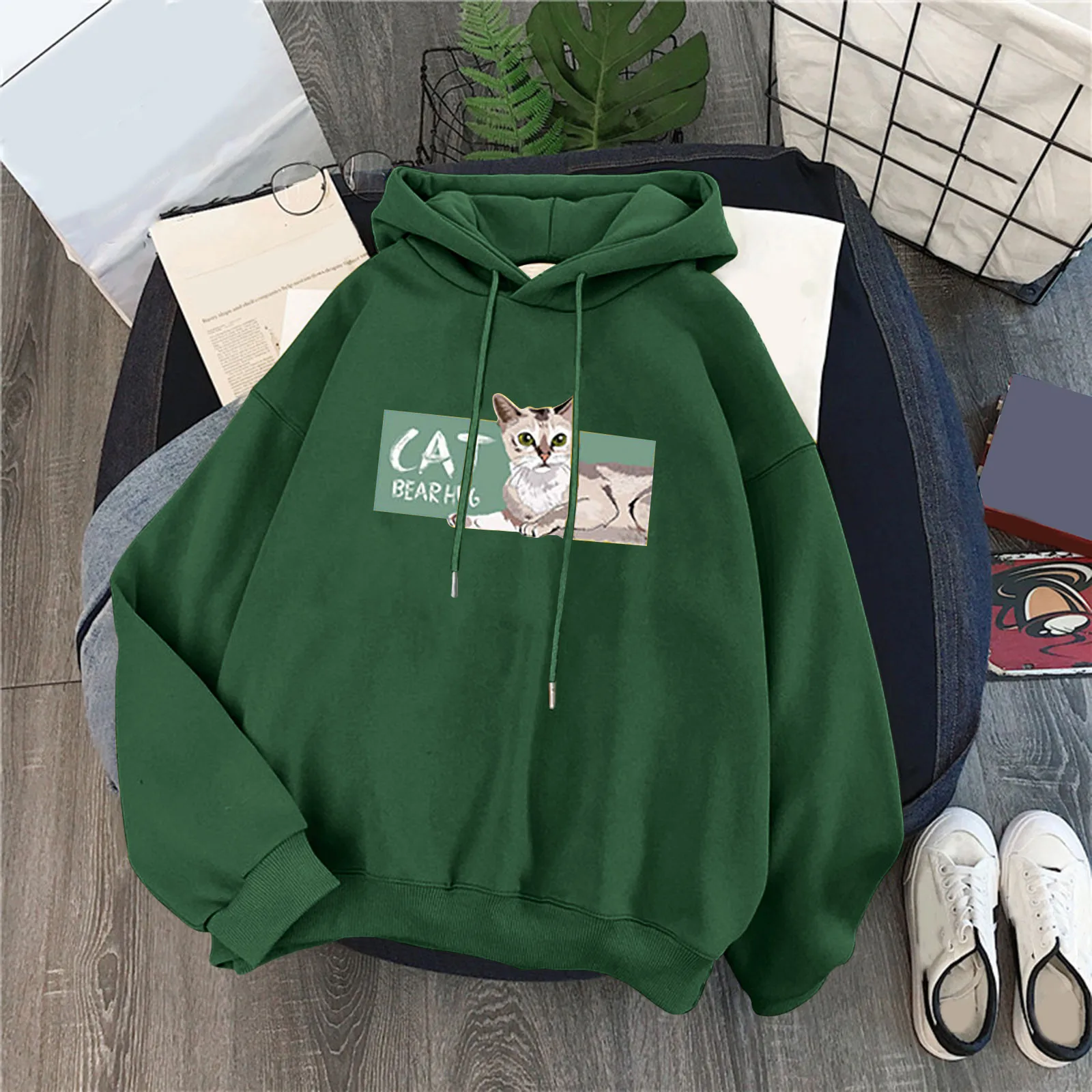 

Plain Sweatshirt No Hood Women's Cute Hoodies Teen Girl Fall Sweatshirts Casual Clothes Hoodie Tunic Zip up Hoodie Women