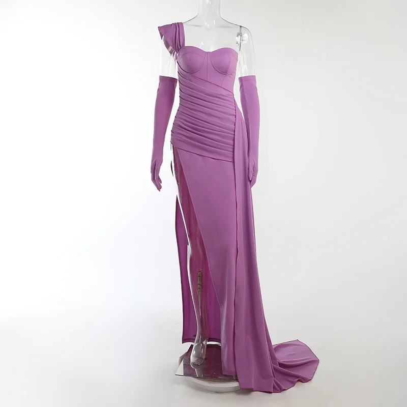 Женское вечернее платье до пола элегантное сексуальное длинное макси с