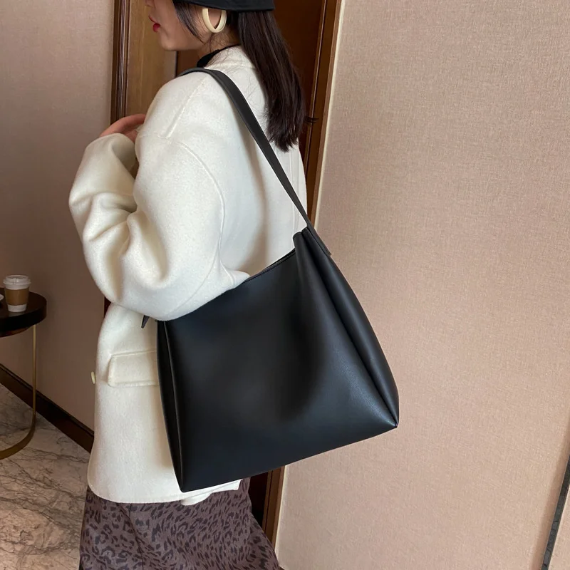 

Hot Sale Women Handbag 2 Piece/set Large Capacity Shoulder Bags High Quality PU Leather Bags Ladies Wild Bags Sac A Main Femme