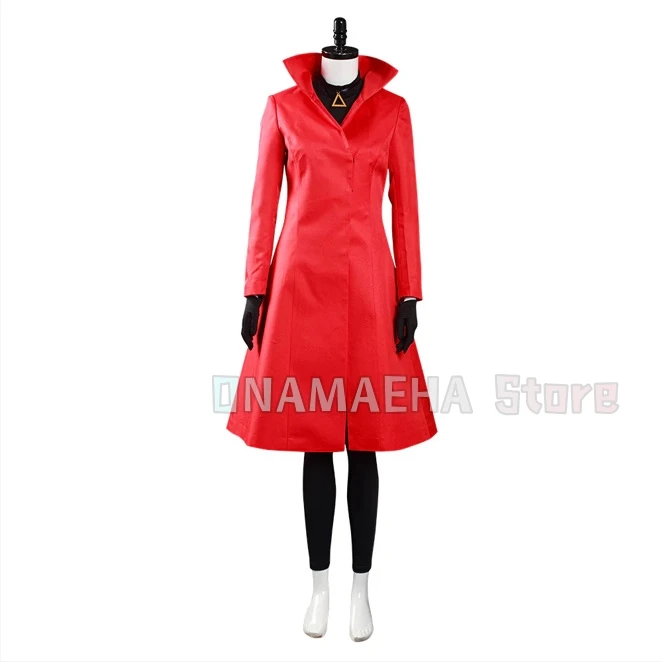 Кармен Изабелла Косплей Костюм Санджи Красное Платье со Шляпой Перчатки