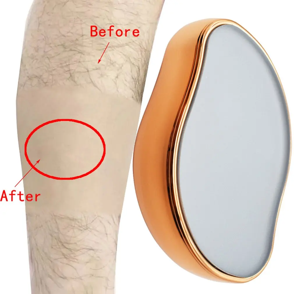 

Crystal Physical Hair Removal Bleame Hair Eraser Painless Safe Epilator Easy Cleaning Body Beauty Reusable Glass Drop shipping