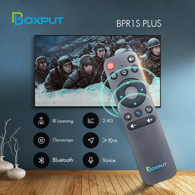 BT BPR1 BPR1S Plus BLE 5 0 Air Mouse 2 4G приемник беспроводной голосовой пульт дистанционного