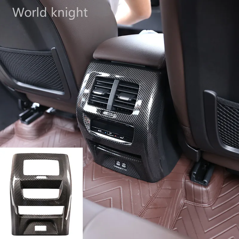 

3 Colors Car Styling Rear Air Condition Vent Outlet Frame Cover Trim ABS Chrome For BMW X3 G01 X4 G02 2020 Interior Accessories