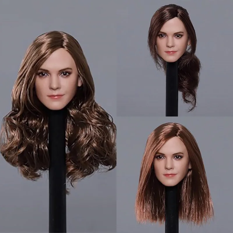 1/6 масштаб Гермиона Эмма Уотсон голова лепка резьба для 12 &quotженский солдат