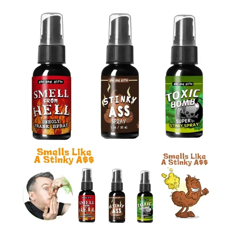 Спрей для розыгрышей и шуток жидкий супер пахнущий 30 мл может пахнуть бомба