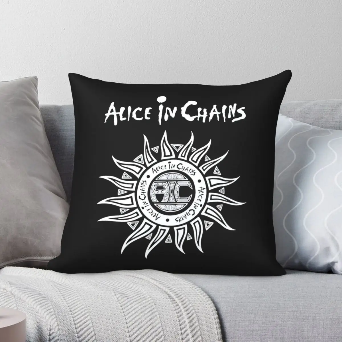 

White Sun Bright Aic Pillowcase Polyester Linen Velvet Creative Zip Decor Pillow Case Home Cushion Cover